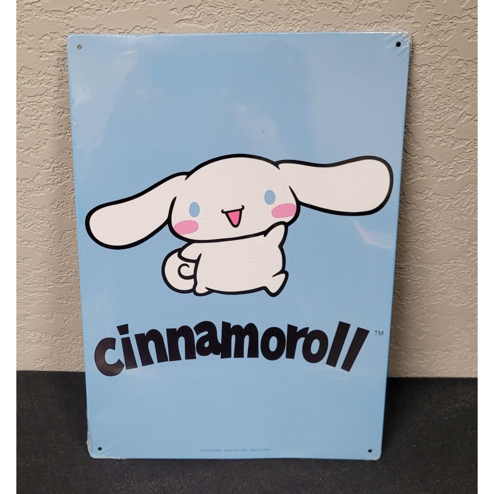 Kalan Accents Cinnamoroll Sanrio 11.5 X 8 1/4 Metal Sign New